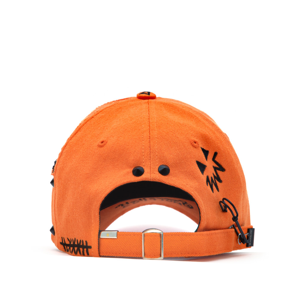 블랙블론드 BLACKBLOND - BBD Crazy Graffiti Cap Halloween Edition (Orange)