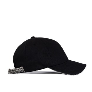 BBD Street Tweed Cap (Black)