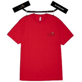 BLACKBLOND X MAISON Short Sleeve Tee (Red)