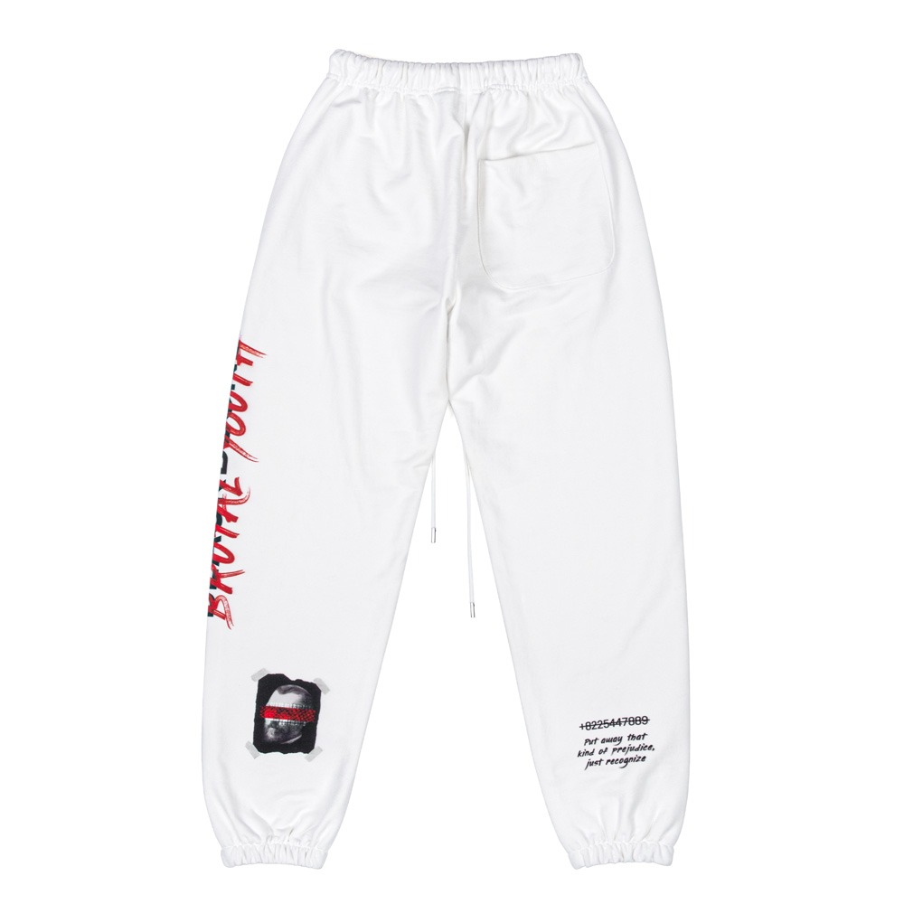 BBD Brutal Sweatpants (White)
