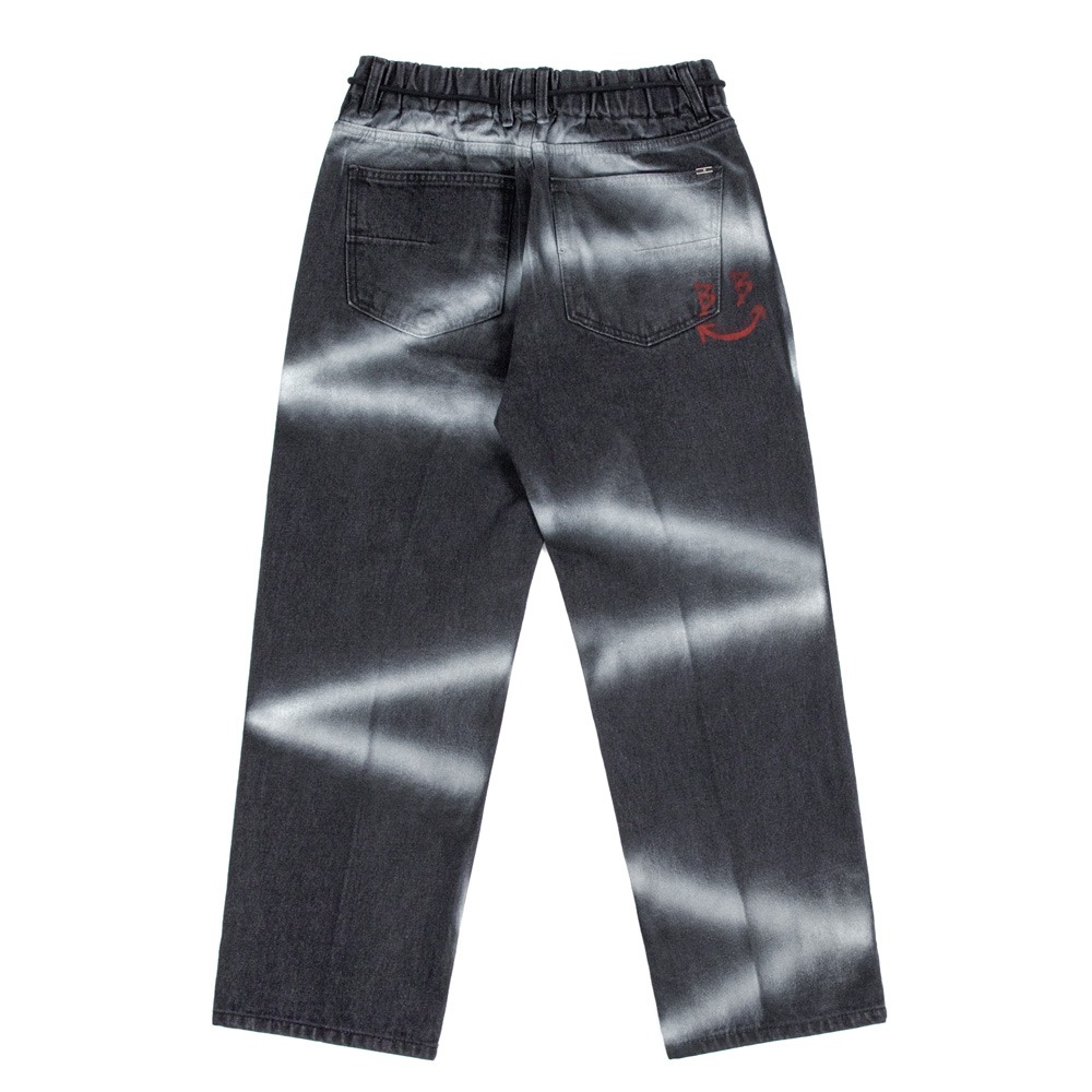 BBD Sprayed Custom Denim Pants (Charcoal)