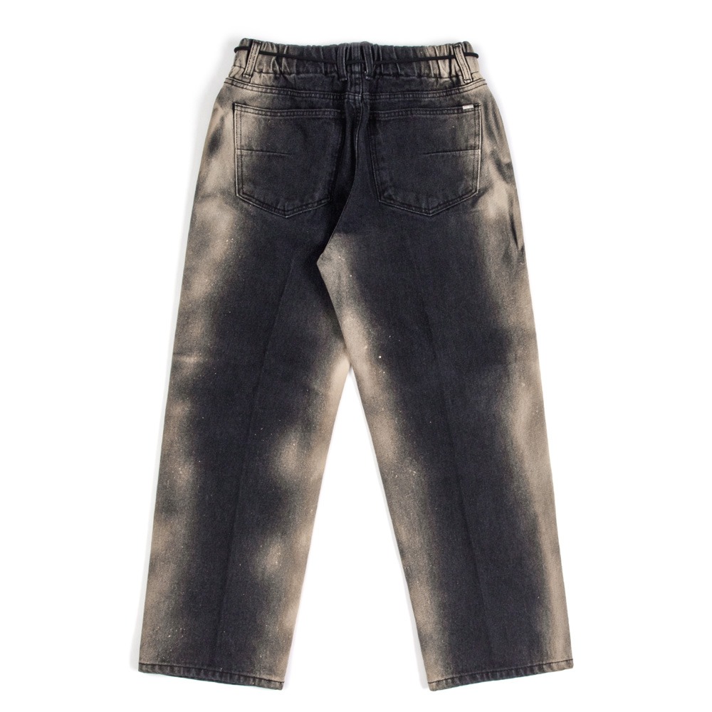 BBD Side Bleached Denim pants (Charcoal)