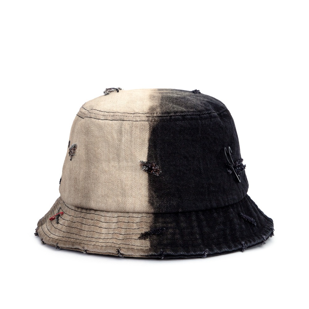 BBD Division Smile Logo Denim Bucket Hat (Black)