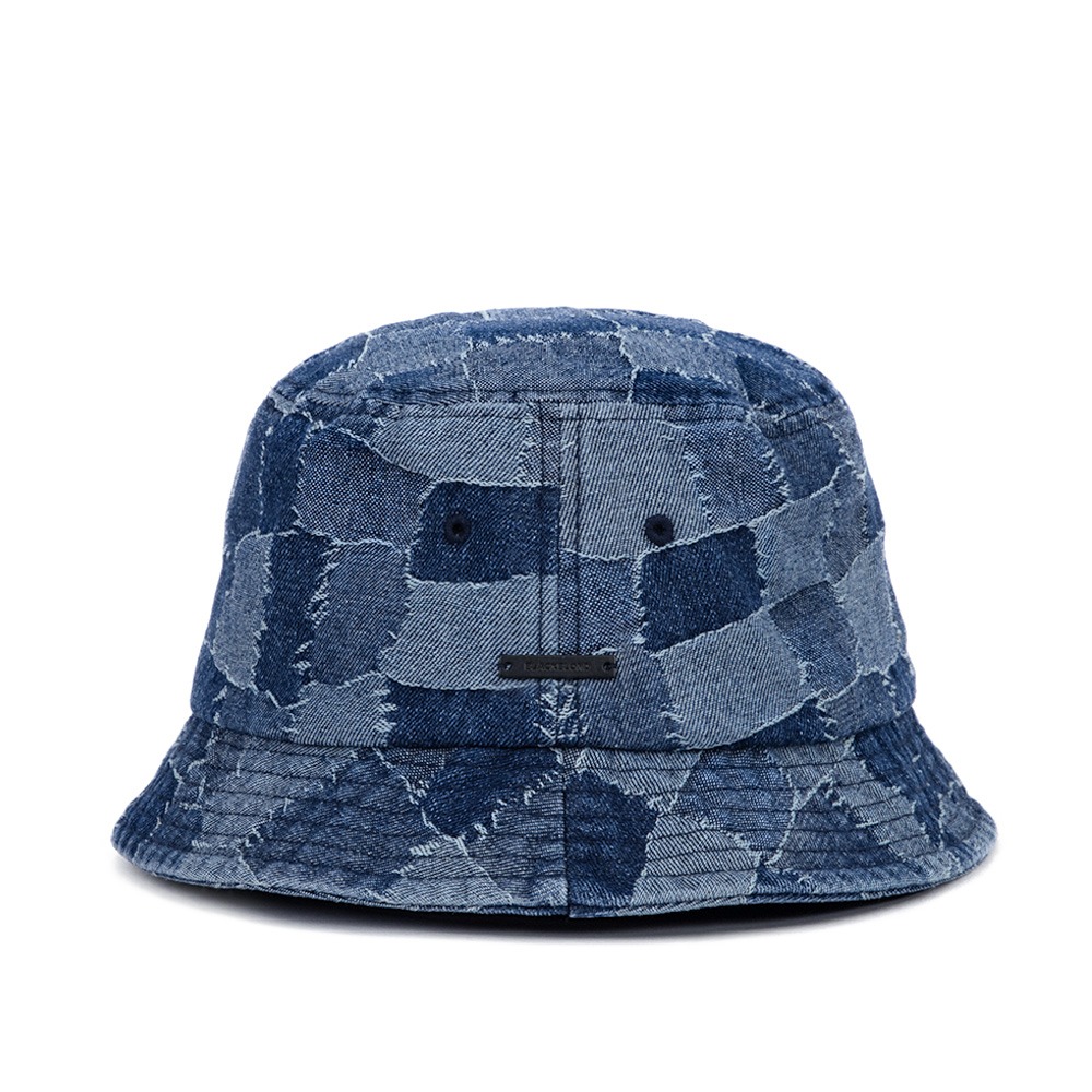 BBD Patchwork Denim Bucket Hat (Blue)