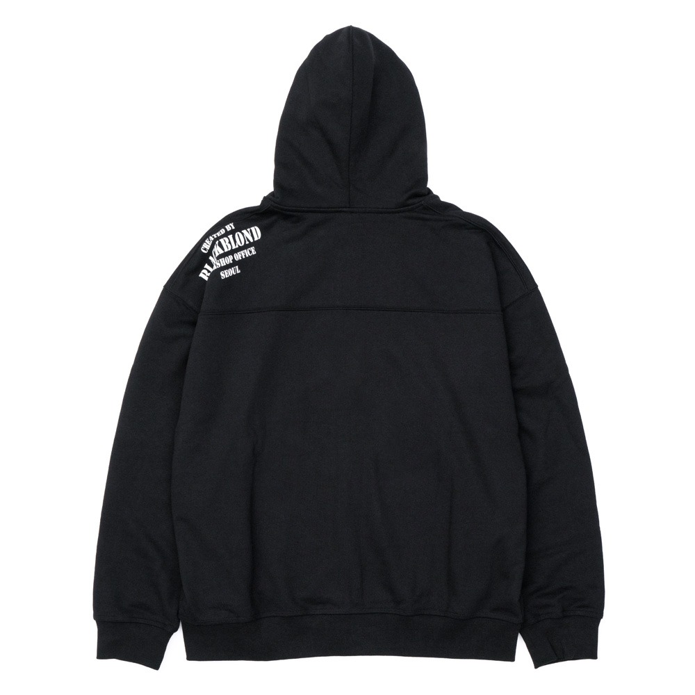 BBD Arrow Graffiti Logo Zip Up Hood Jacket (Black)